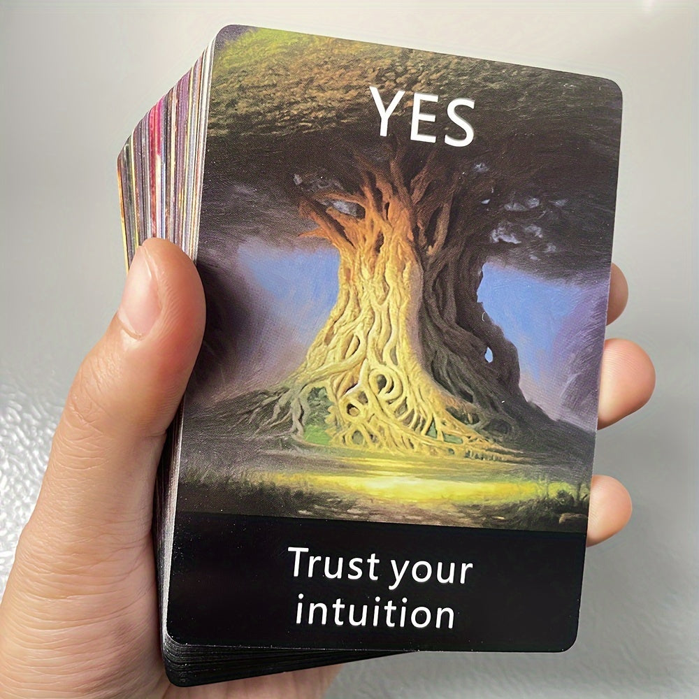 Tarot Deck Featuring 56 Cards with Meanings And Keywords, Designed for Prophecy And Divination, Known As The Telepathy Oracle Clarity Cards