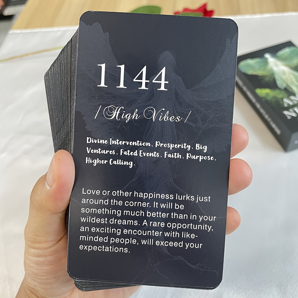 Angle Number Oracle Cards in Box English Tarot Deck Keywords Divination Prophecy Supplies 4.72x2.76inch Cards