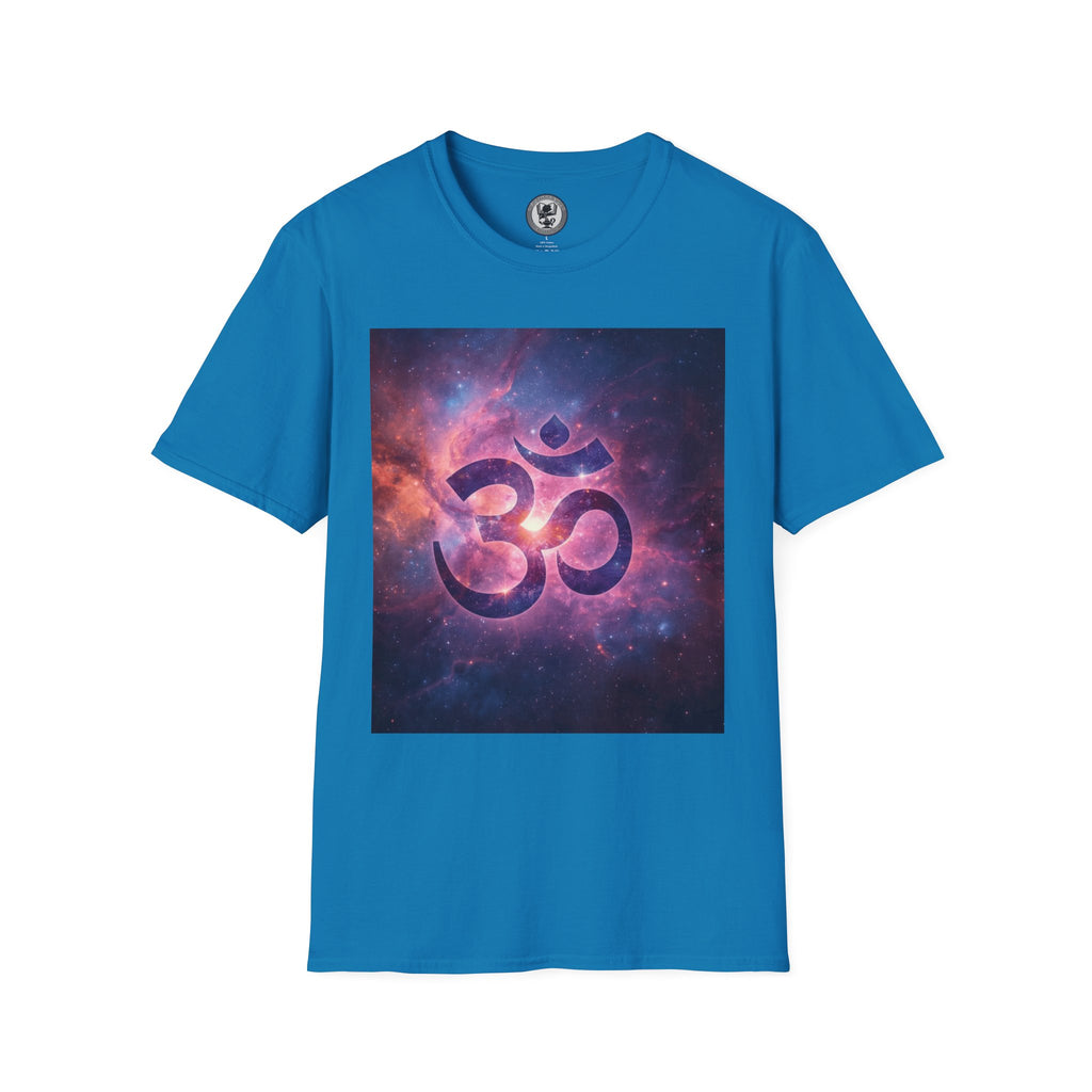OM Symbol Galaxy T-Shirt — Cosmic Yoga Spiritual Tee