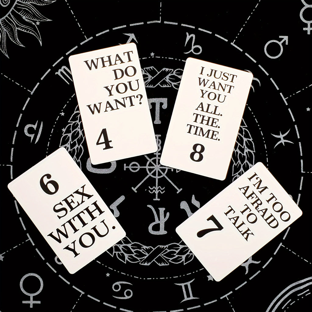 The Hermit 100-Message Tarot Oracle Cards - English Divination Edition - Standard Edition Paper Tarot Deck for Fortune Telling - Puzzle Tabletop Game for Ages 14+ - Board Game for Predictive Play