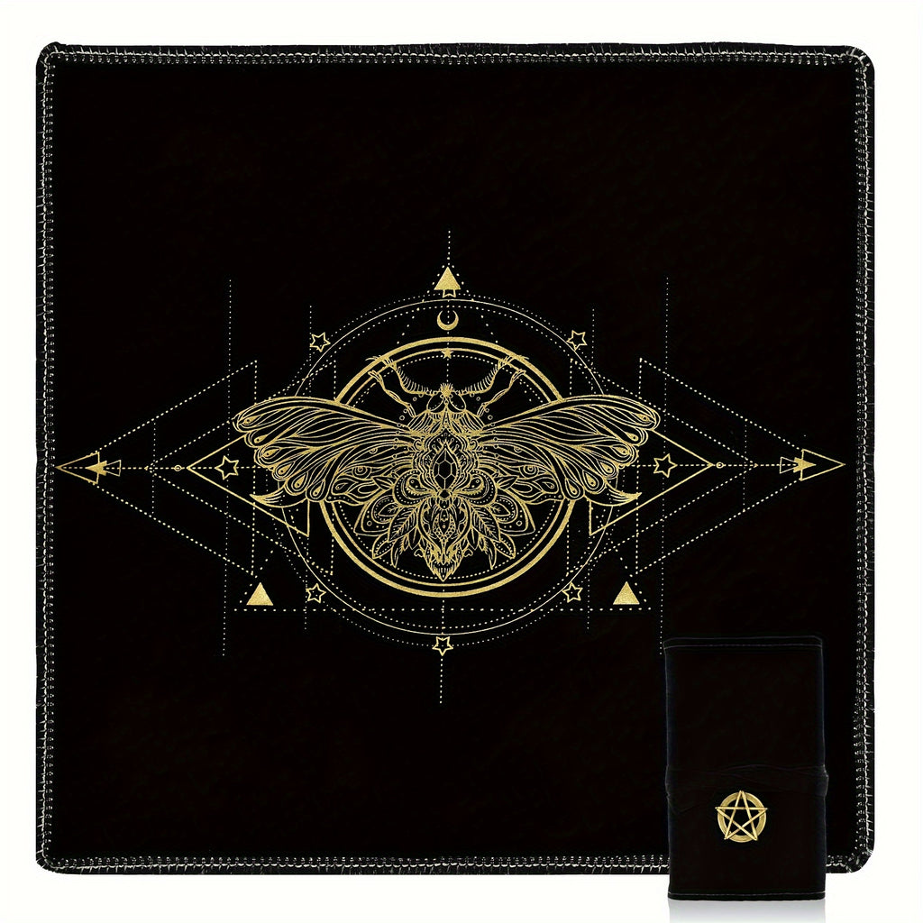 Altar Tarot Card Cloth - Velvet Tarot Divination Tablecloth With Tarot Carrying Bag