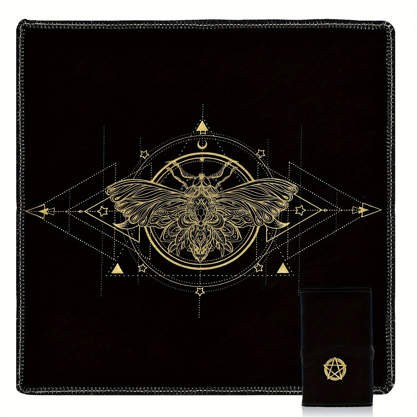 Altar Tarot Card Cloth - Velvet Tarot Divination Tablecloth With Tarot Carrying Bag