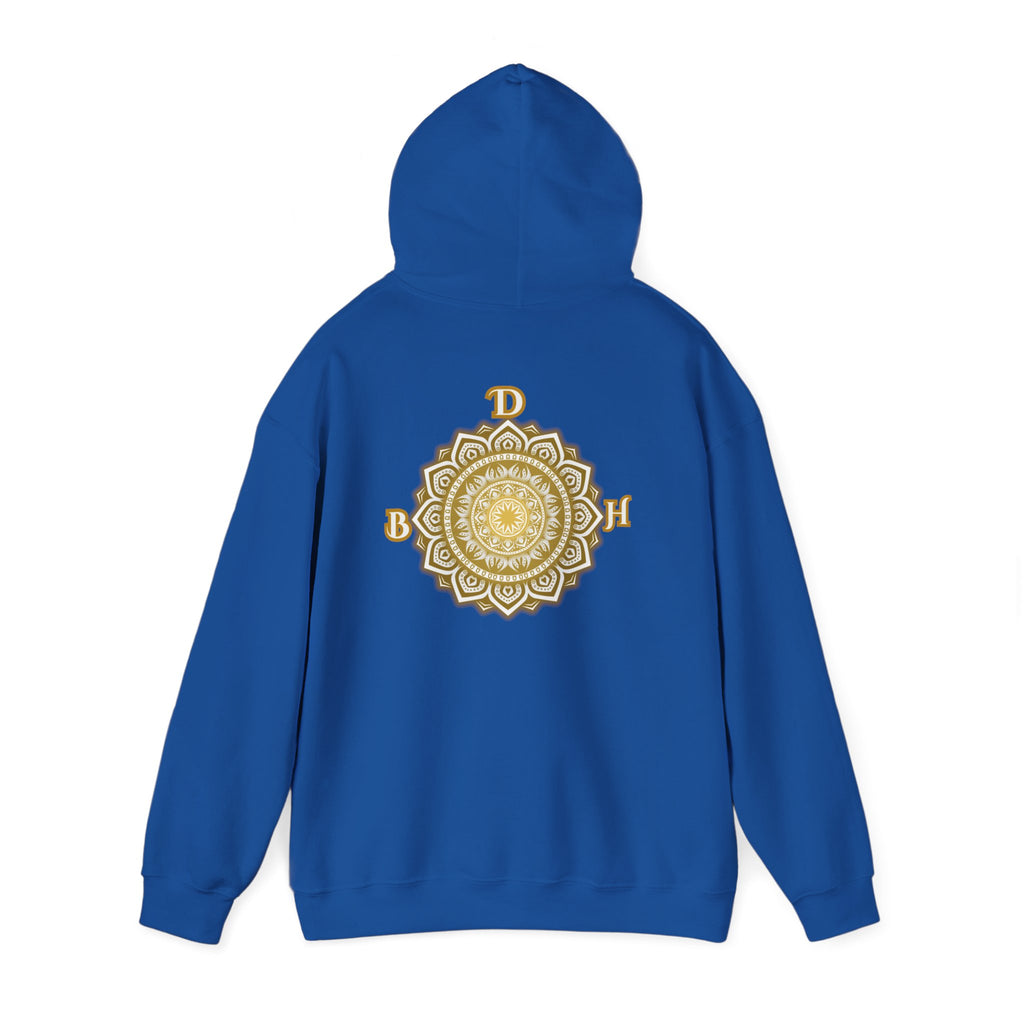 Duds By Hochmah Gold Mandala Unisex Heavy Blend™ Hooded Sweatshirt
