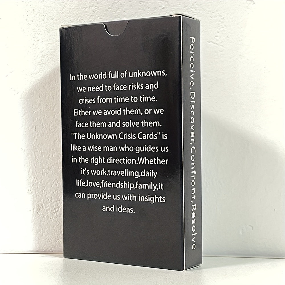 Unknown Crisis Oracle Cards, Prophecy Tarot Deck, Clarity Cards, Fortune Telling Toys, Taro For Beginners With PDF Guidebook, 12x7cm Cards