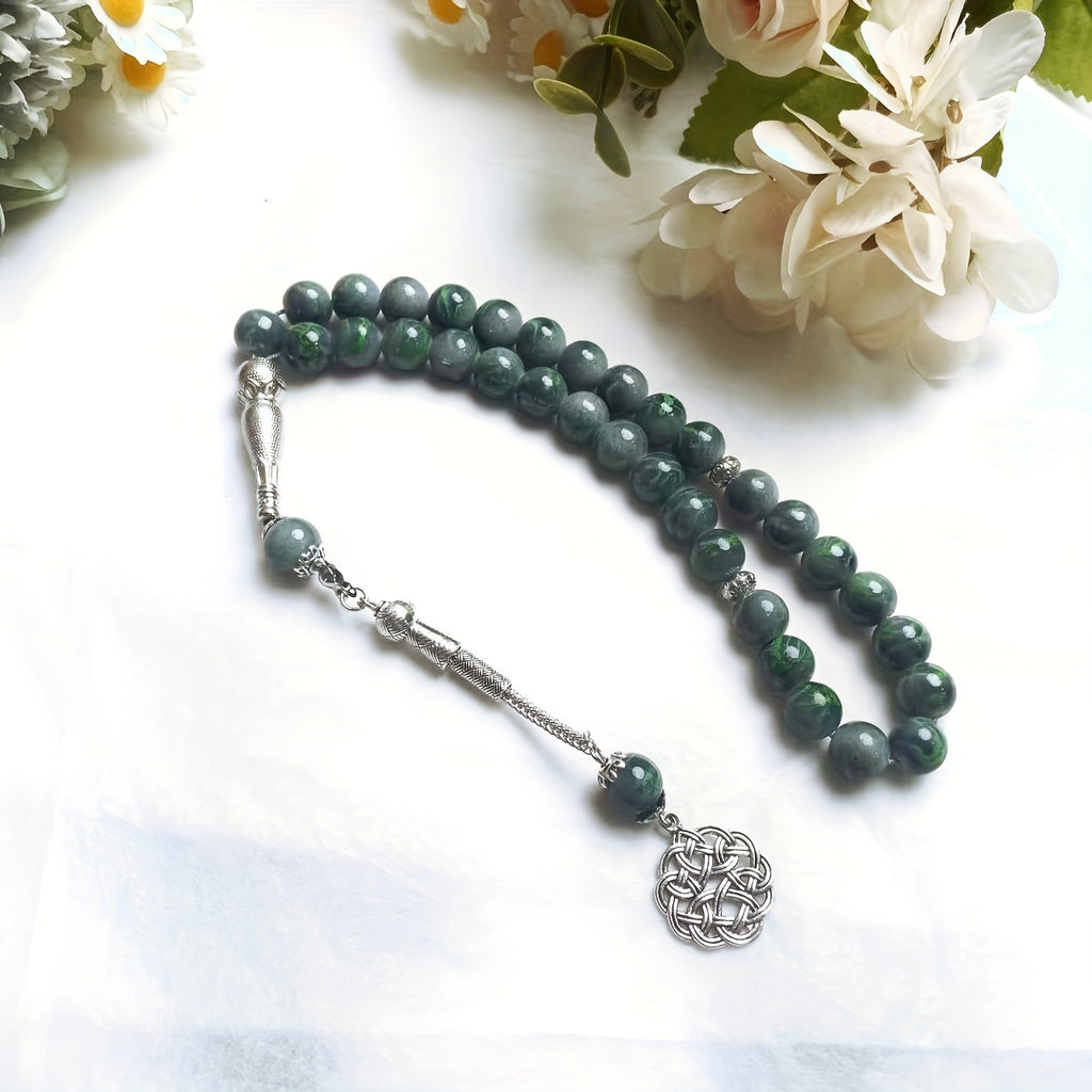 Single Spike Flower Color Round Bead Bracelet Muslim Prayer Tasbih Daily Arabic