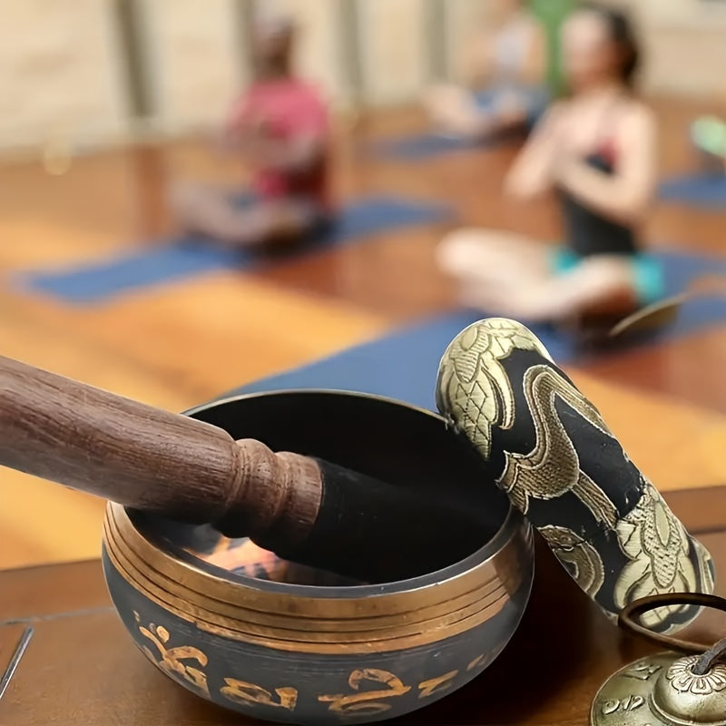Singing Bowl Set Sound Bowl For Yoga, Chakra Healing, Mindfulness, And Unique Spiritual Gifts For Women And Men Eid Al-Adha Mubarak