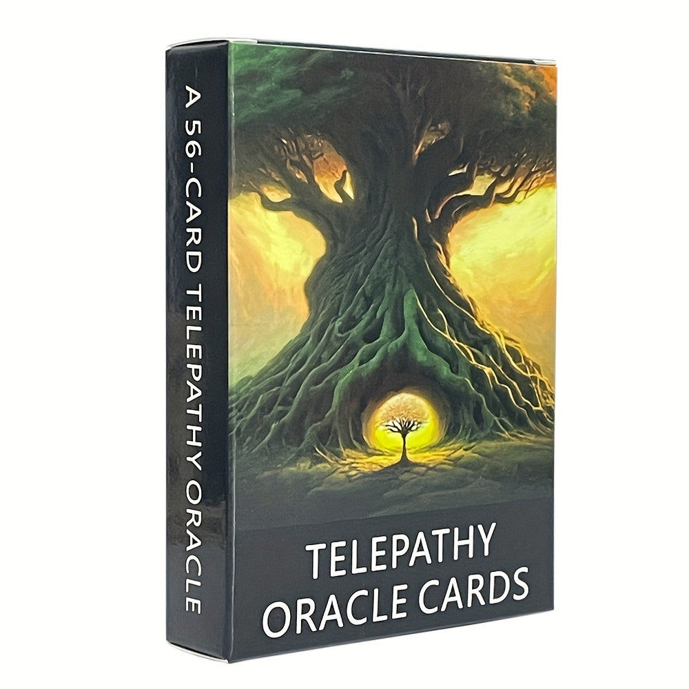 Tarot Deck Featuring 56 Cards with Meanings And Keywords, Designed for Prophecy And Divination, Known As The Telepathy Oracle Clarity Cards