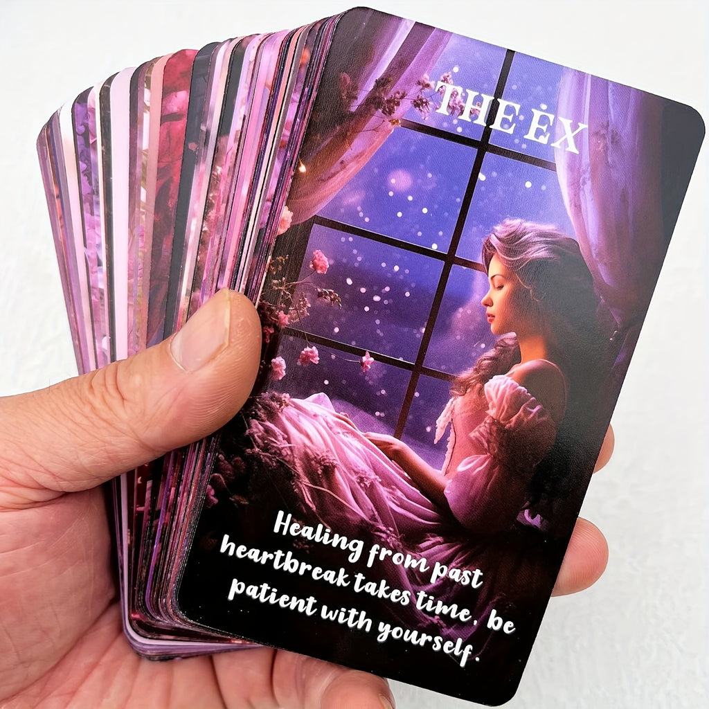 Romance And Love Oracle Card with Meanings on Them | Romantic Tarot for Beginners | Soulmate Divination Cards | Fortune Telling Game