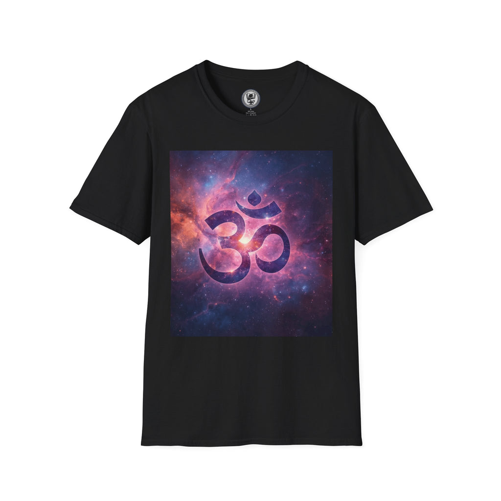 OM Symbol Galaxy T-Shirt — Cosmic Yoga Spiritual Tee