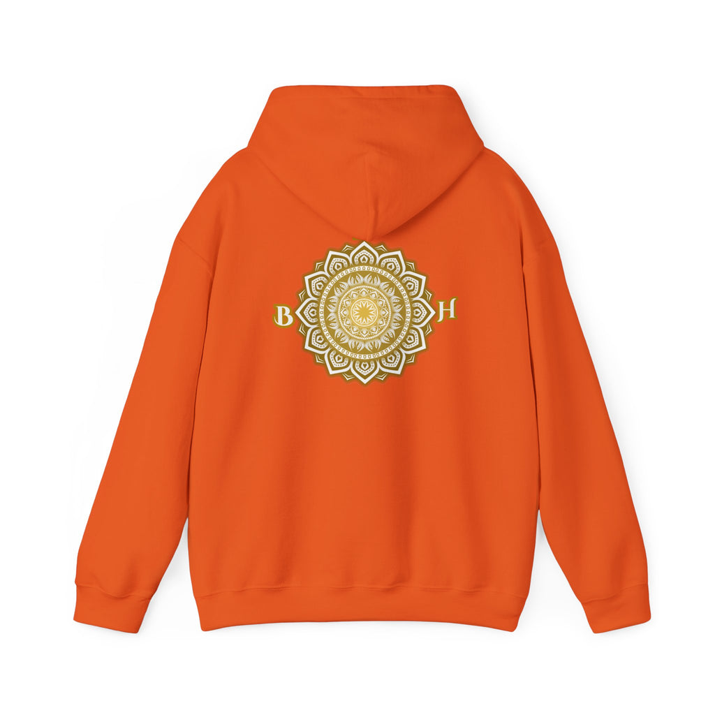 Duds By Hochmah Gold Mandala Unisex Heavy Blend™ Hooded Sweatshirt