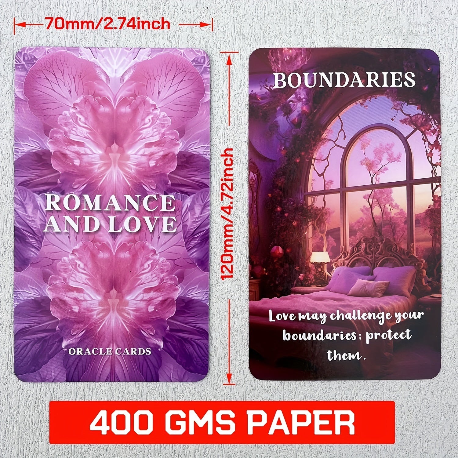 Romance And Love Oracle Card with Meanings on Them | Romantic Tarot for Beginners | Soulmate Divination Cards | Fortune Telling Game