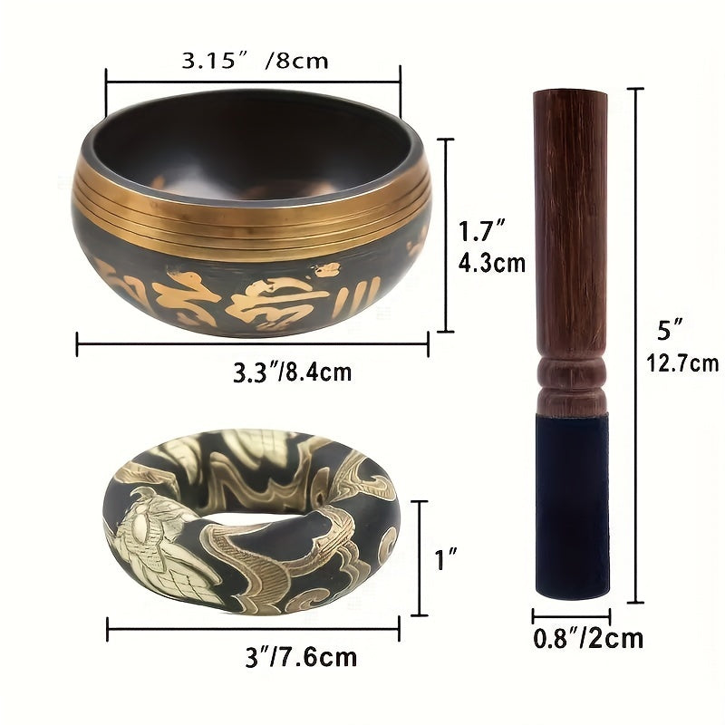 Singing Bowl Set Sound Bowl For Yoga, Chakra Healing, Mindfulness, And Unique Spiritual Gifts For Women And Men Eid Al-Adha Mubarak