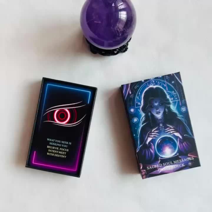 Sacred Soul Oracle Cards Deck, Higher Self Messages Oracle Cards, Tarot Cards For Beginners, Oracle Deck Combines Art, Intuition, And Ancient Wisdom To Show You The Way Forward