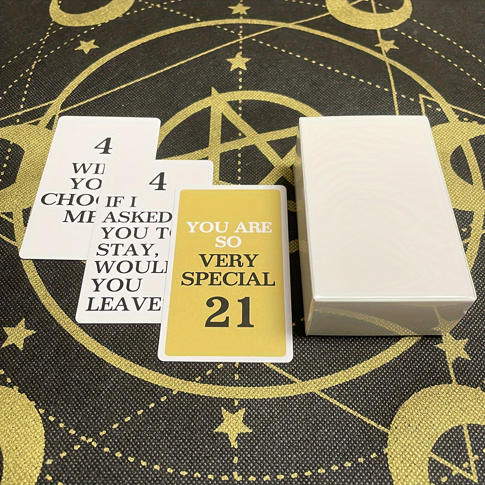 The Hermit 100-Message Tarot Oracle Cards - English Divination Edition - Standard Edition Paper Tarot Deck for Fortune Telling - Puzzle Tabletop Game for Ages 14+ - Board Game for Predictive Play