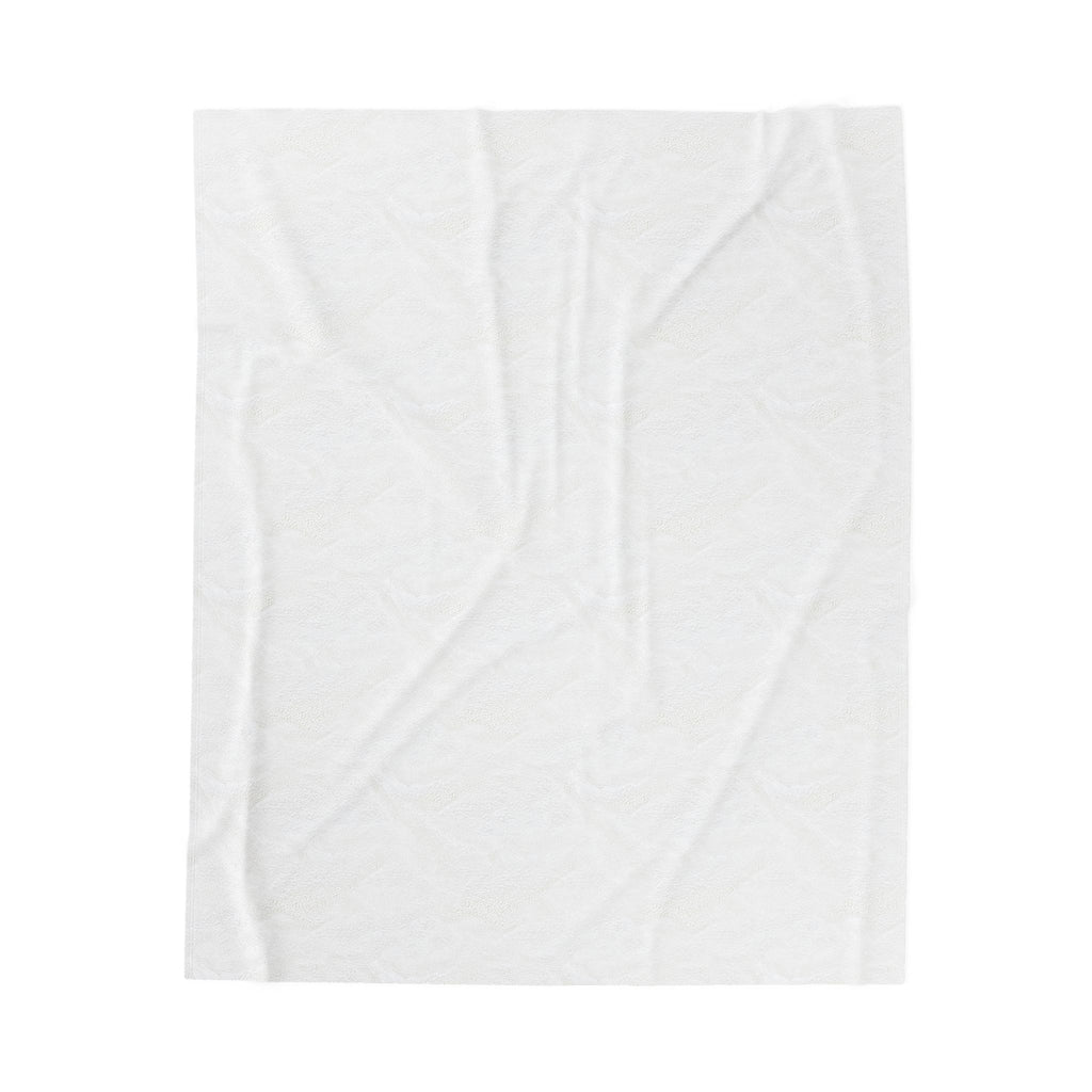 Mystic Rose and Cross Velveteen Plush Blanket
