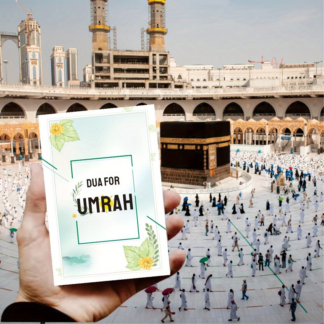 62pcs/set, Umrah Dua Cards, Umrah Flashcards, Prayer Cards, Islamic Dua, Dua Reminder Cards, Minimalist Dua For Umrah Muslim Prayer Card - Arabic, Transliteration, English Translation, Umrah Duas Guide