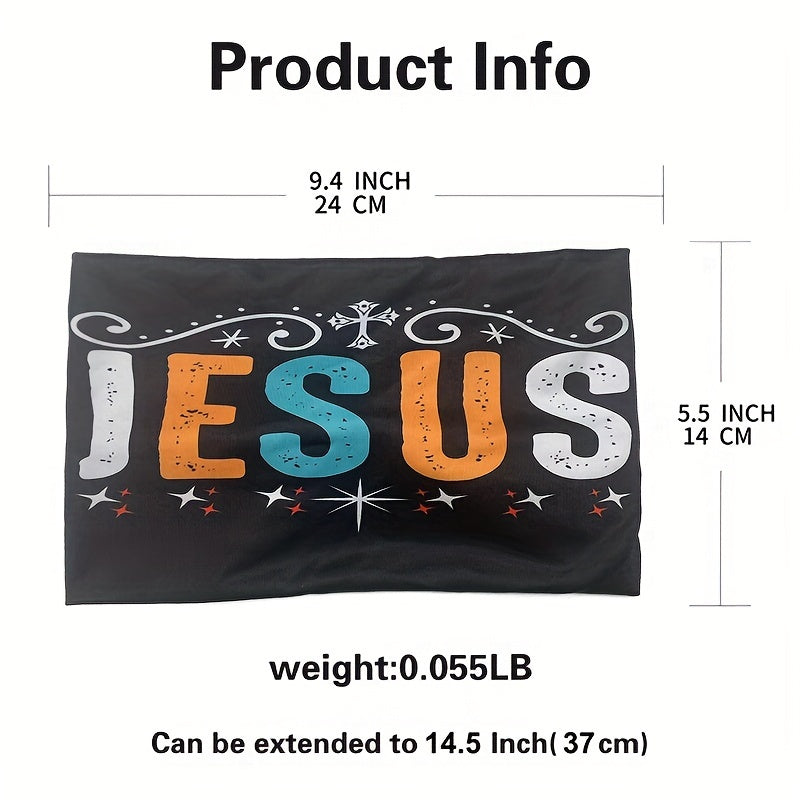 Christian Designed Wide-Brimmed Elastic Headband for Women, Outdoor Sports Sweat-Absorbing Hairband, a Headband for ' Outfits, Perfect As a Gift for Women'S Hair Additions