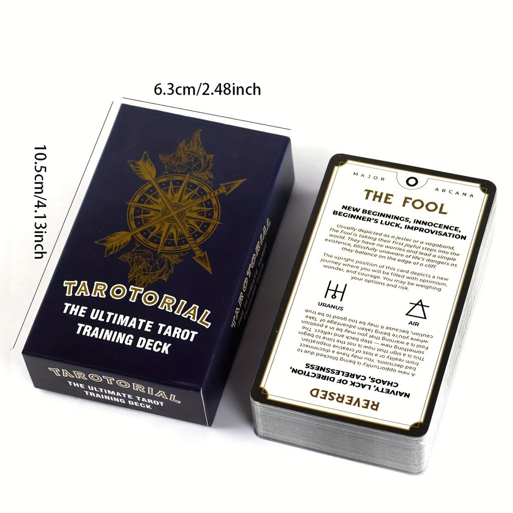 Ultimate Training Tarot Cards - Premium Cardstock, Perfect for Beginners & Enthusiasts