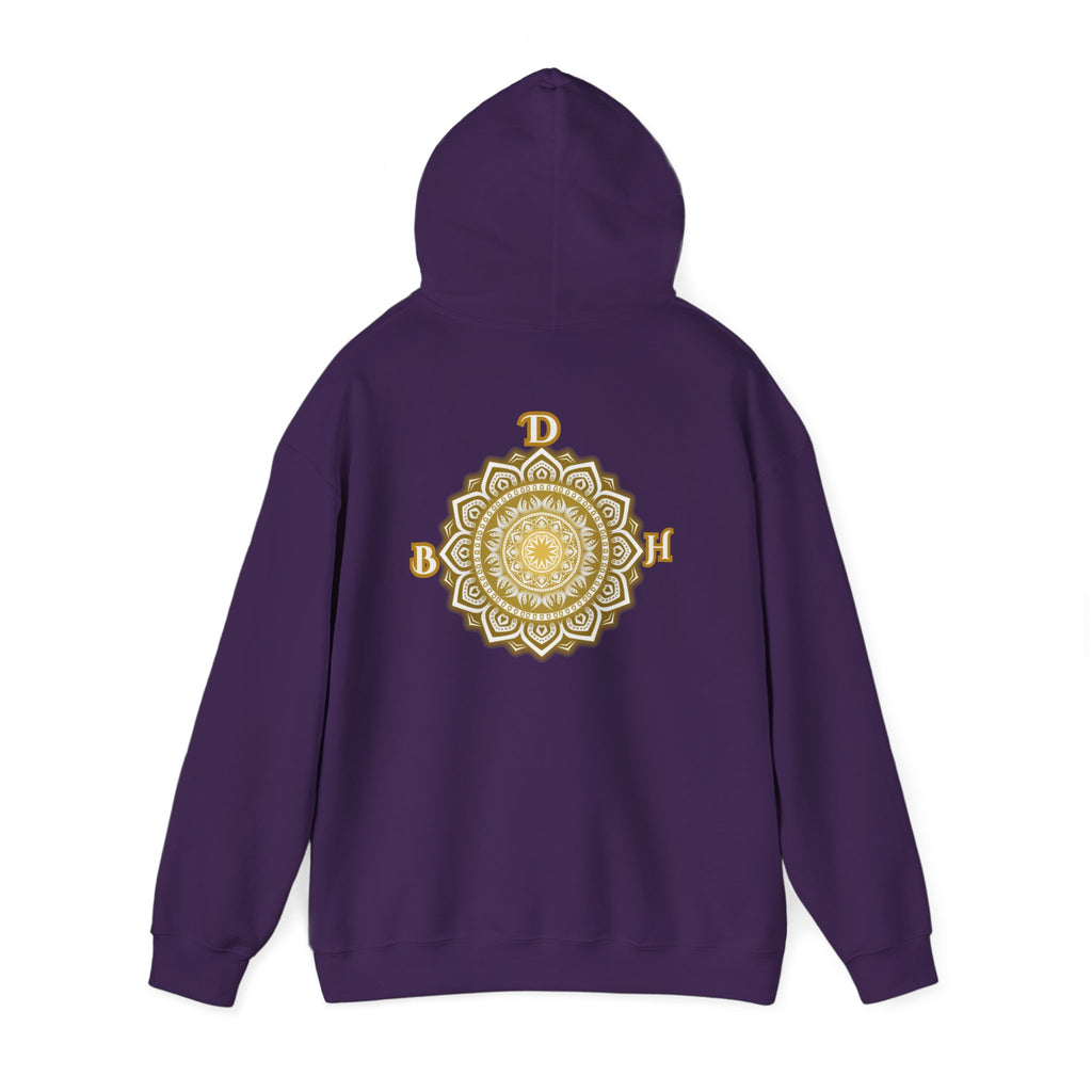 Duds By Hochmah Gold Mandala Unisex Heavy Blend™ Hooded Sweatshirt