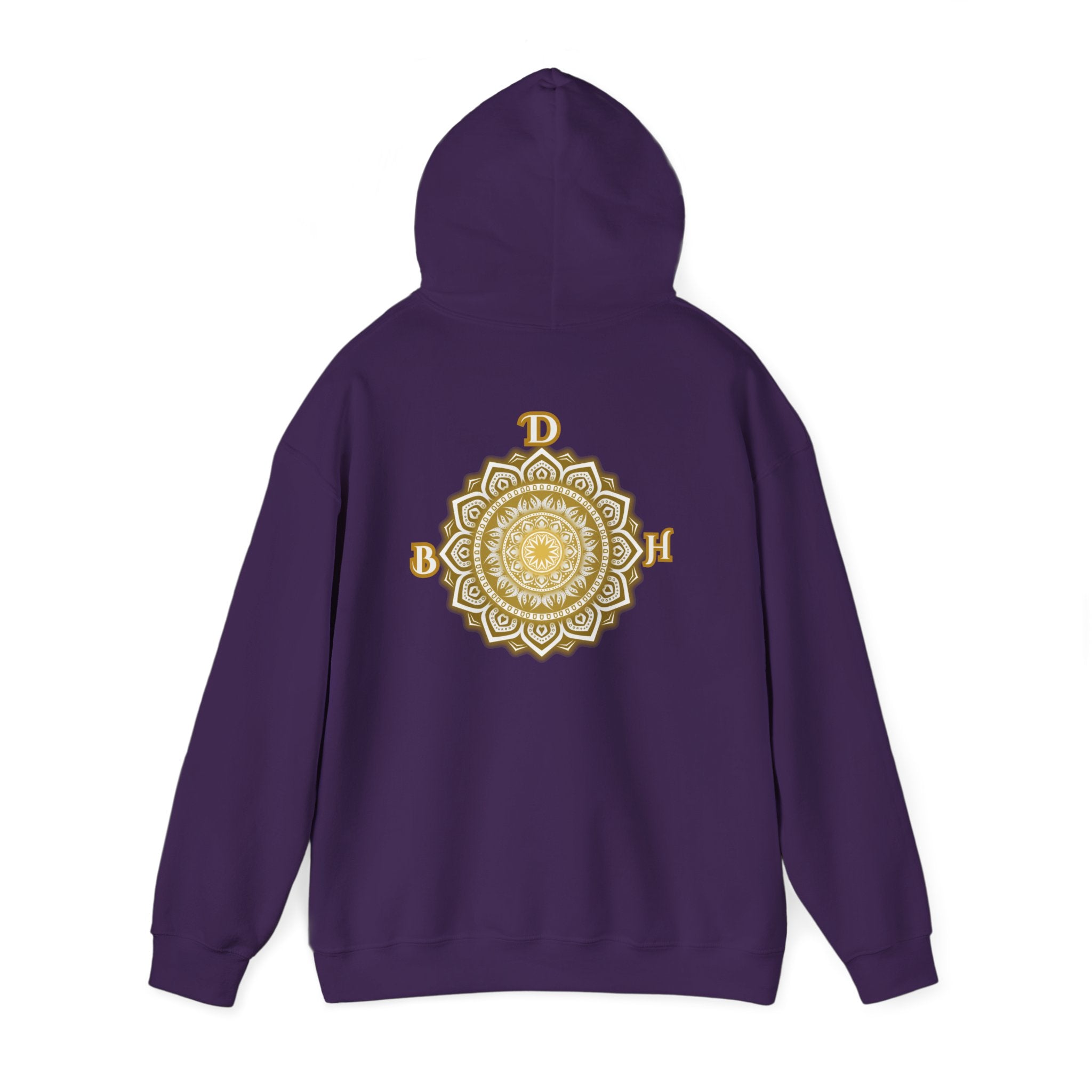 Duds By Hochmah Gold Mandala Unisex Heavy Blend™ Hooded Sweatshirt