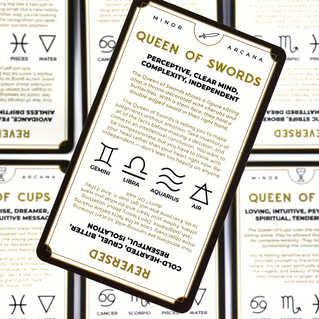 Ultimate Training Tarot Cards - Premium Cardstock, Perfect for Beginners & Enthusiasts
