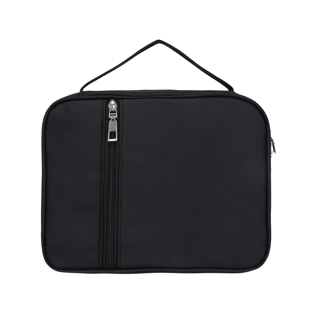 1pc Black Fashion Simple Islamic Calligraphy All-match Printing Quran Bag, Muslim Handbag, Multifunctional Large-capacity Storage Bag Suitable For Daily Use, For Learning, Outdoors And Daily Commuting