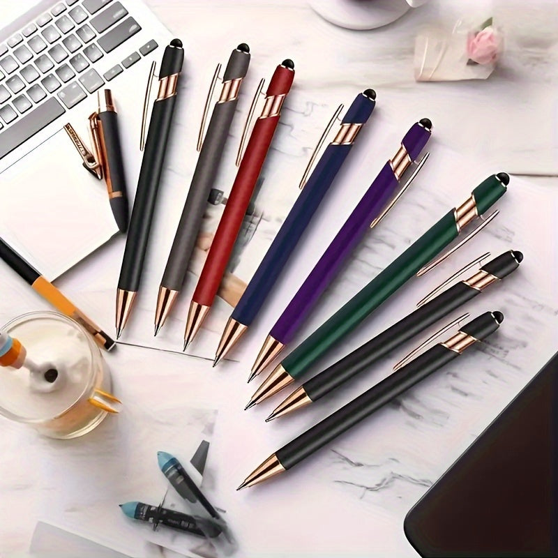 Christian Inspirational Bible Verses Ballpoint Pens - Pack of 10, Metal Retractable Medium Point Pens with Cross Icon, Encouraging Scripture Quotes, Perfect for Church, Gifts, & Personal Use, Age 14+