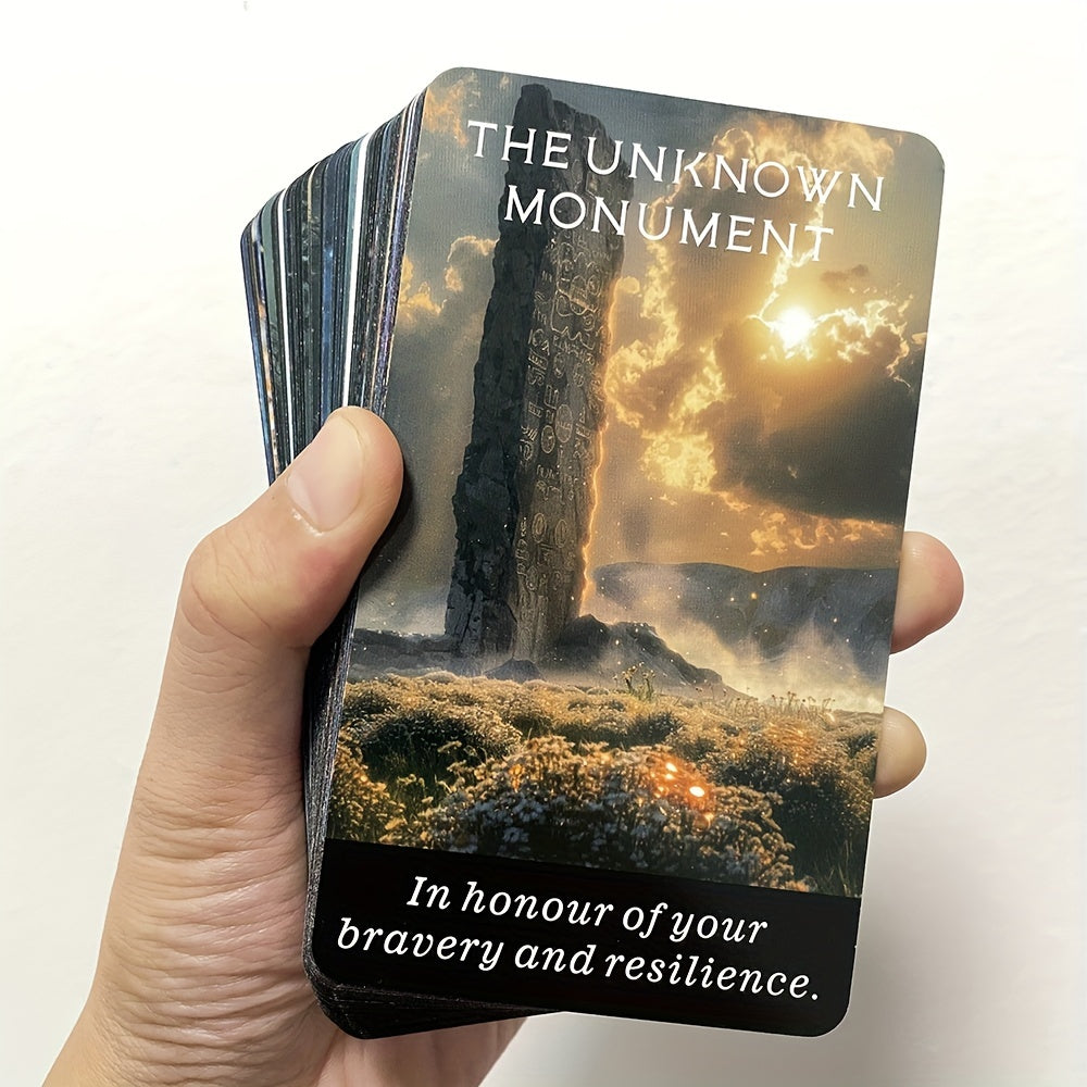 Unknown Crisis Oracle Cards, Prophecy Tarot Deck, Clarity Cards, Fortune Telling Toys, Taro For Beginners With PDF Guidebook, 12x7cm Cards