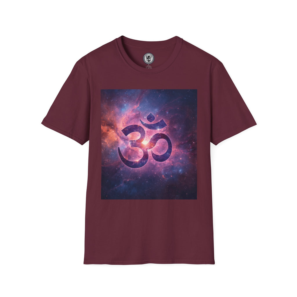 OM Symbol Galaxy T-Shirt — Cosmic Yoga Spiritual Tee