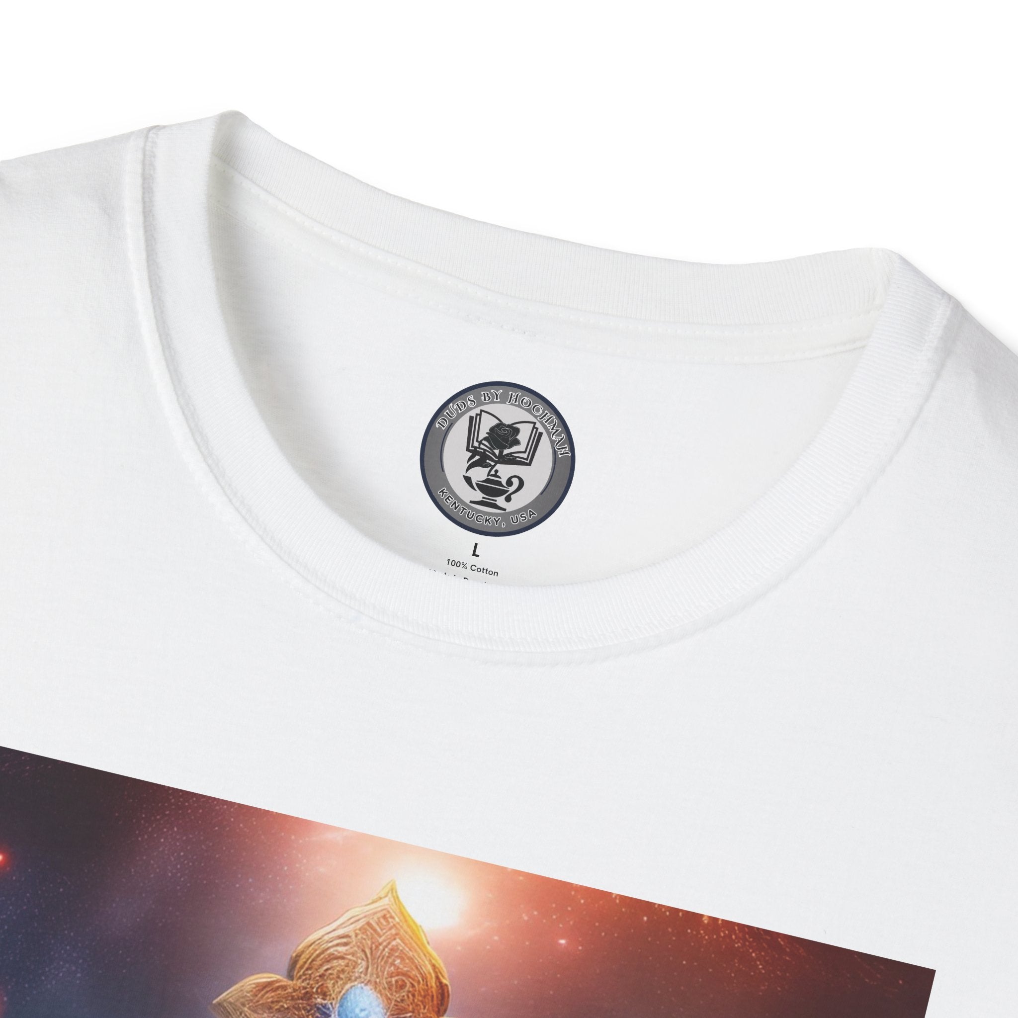 Mystic Rose and Cross Unisex Softstyle T-Shirt