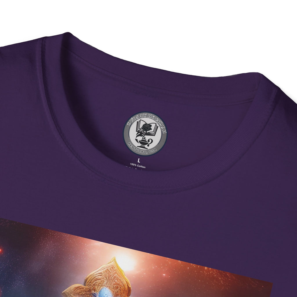 Mystic Rose and Cross Unisex Softstyle T-Shirt