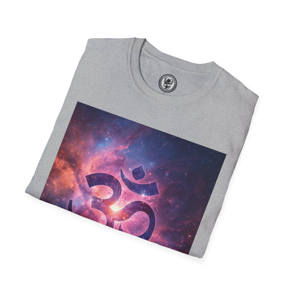 OM Symbol Galaxy T-Shirt — Cosmic Yoga Spiritual Tee