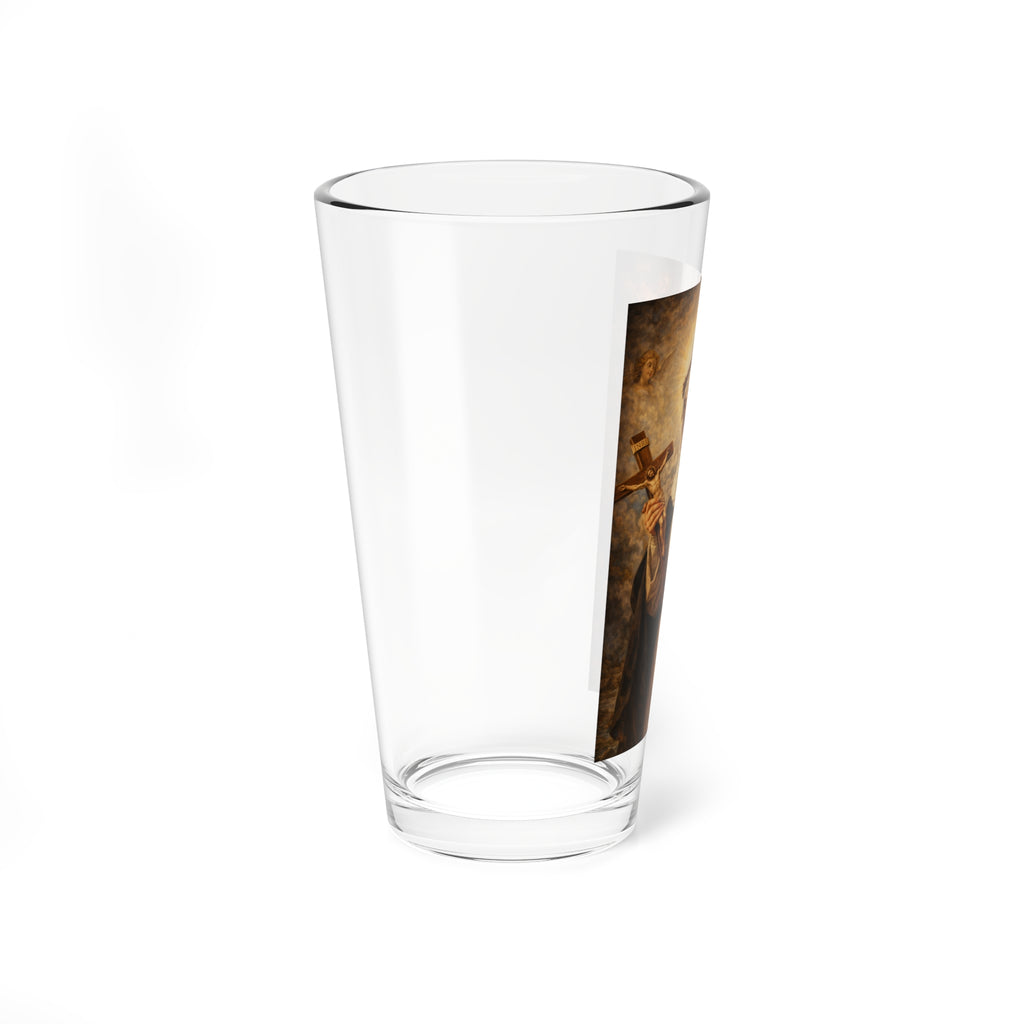 St Catherine of Siena — Vintage St Catherine of Siena 16oz Glass