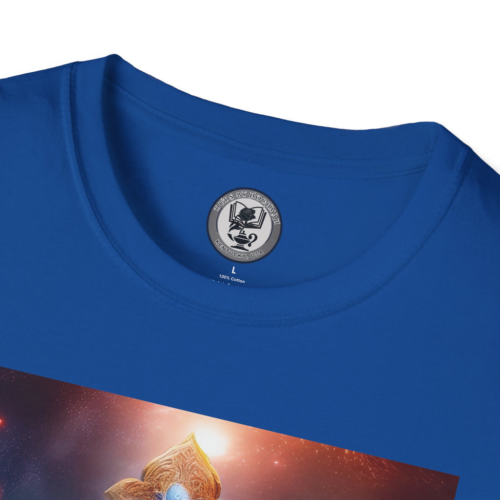 Mystic Rose and Cross Unisex Softstyle T-Shirt