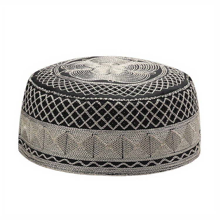 Muslim Kufi Hats, Comfortable Skull Caps, Taqiyah Prayer Hat, For Everyday Wear