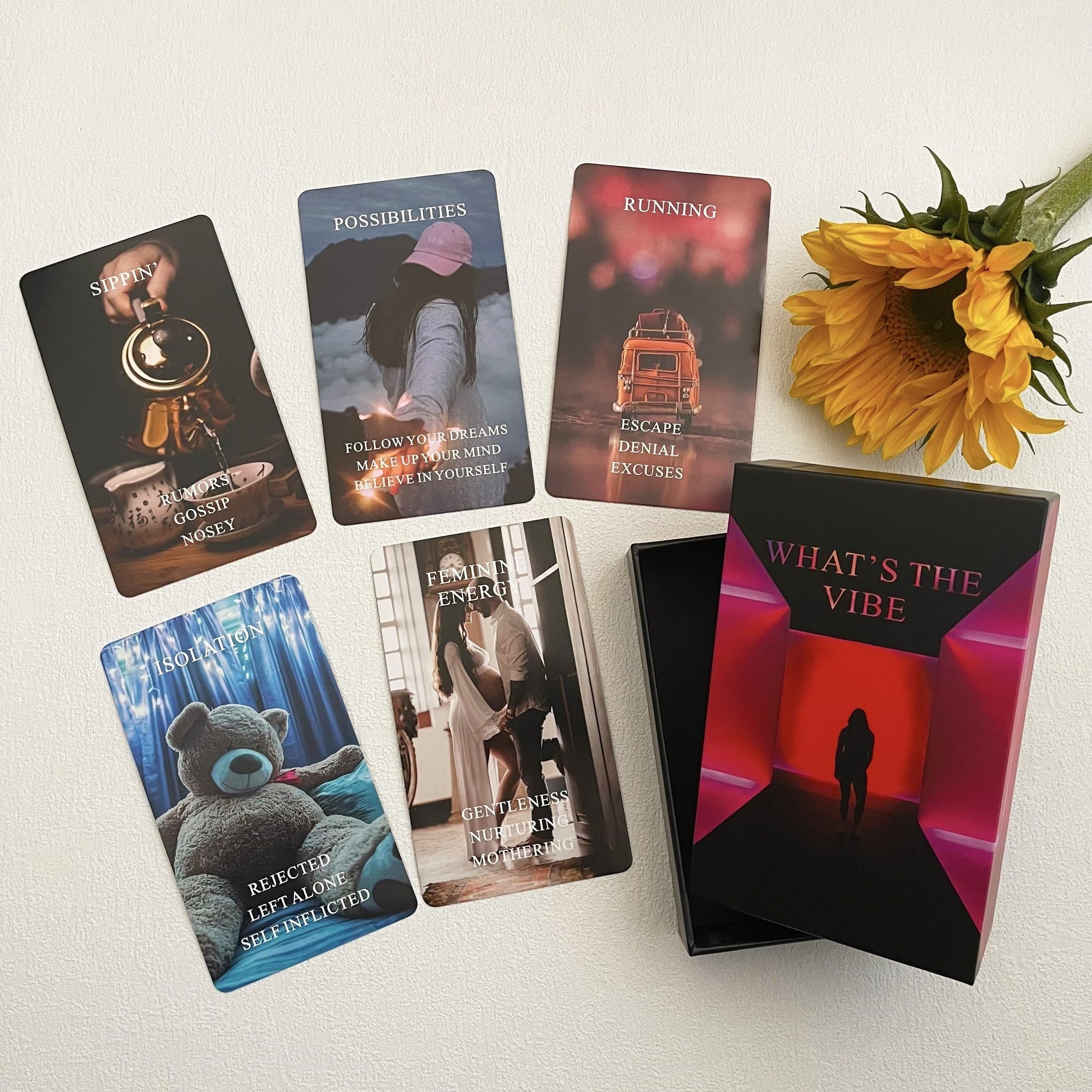 What Are Vibe Oracle Cards, Oracle Beginner Cards, Tarot Deck, Oracle Cards For Career And Life Relationships, Dual Flames, Soulmate, Karma Connection