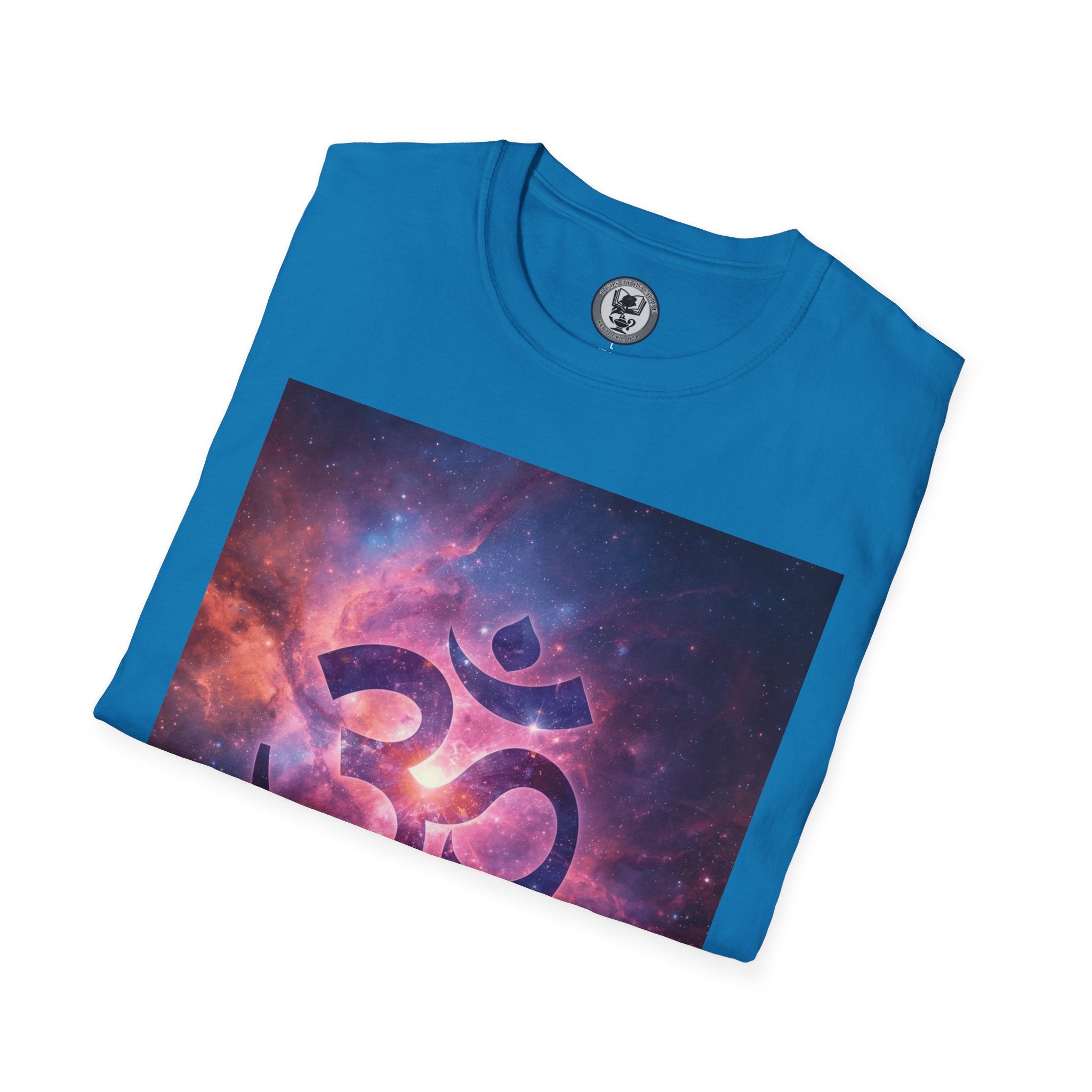 OM Symbol Galaxy T-Shirt — Cosmic Yoga Spiritual Tee