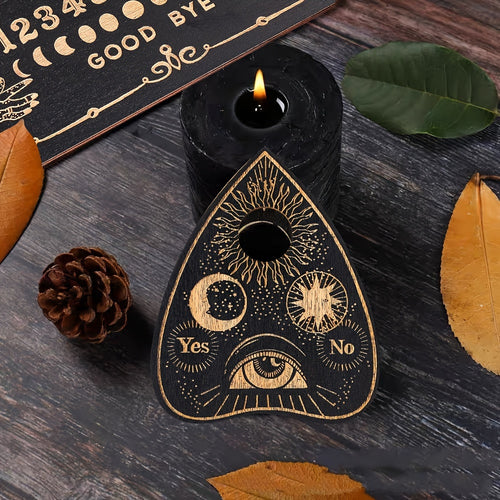 3pcs Divination Board Set Wooden Carved Boards Ouija Decorative Wood Crafts - Elegant Carved Designs, Mystical Ouija Tools and Home Decor
