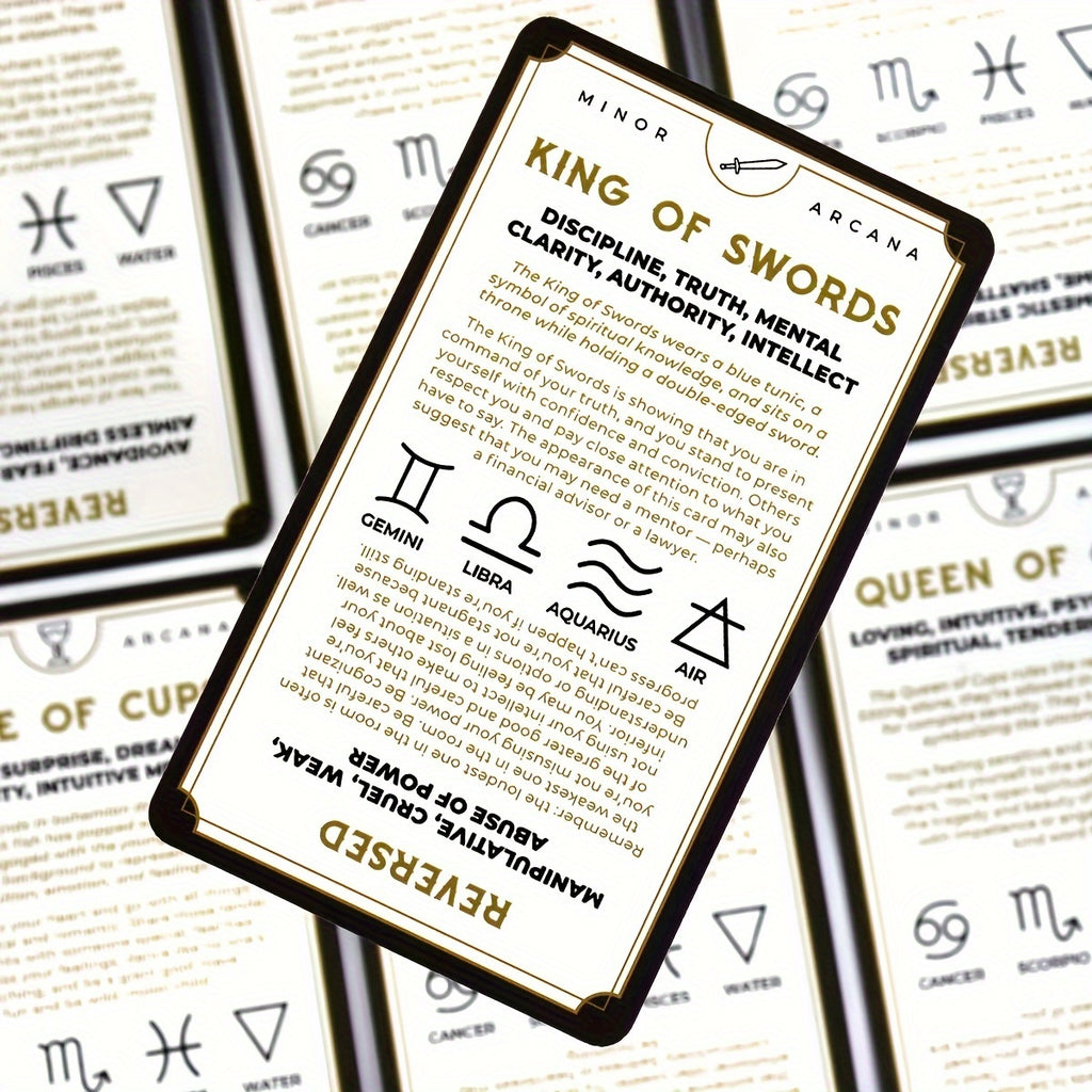 Ultimate Training Tarot Cards - Premium Cardstock, Perfect for Beginners & Enthusiasts