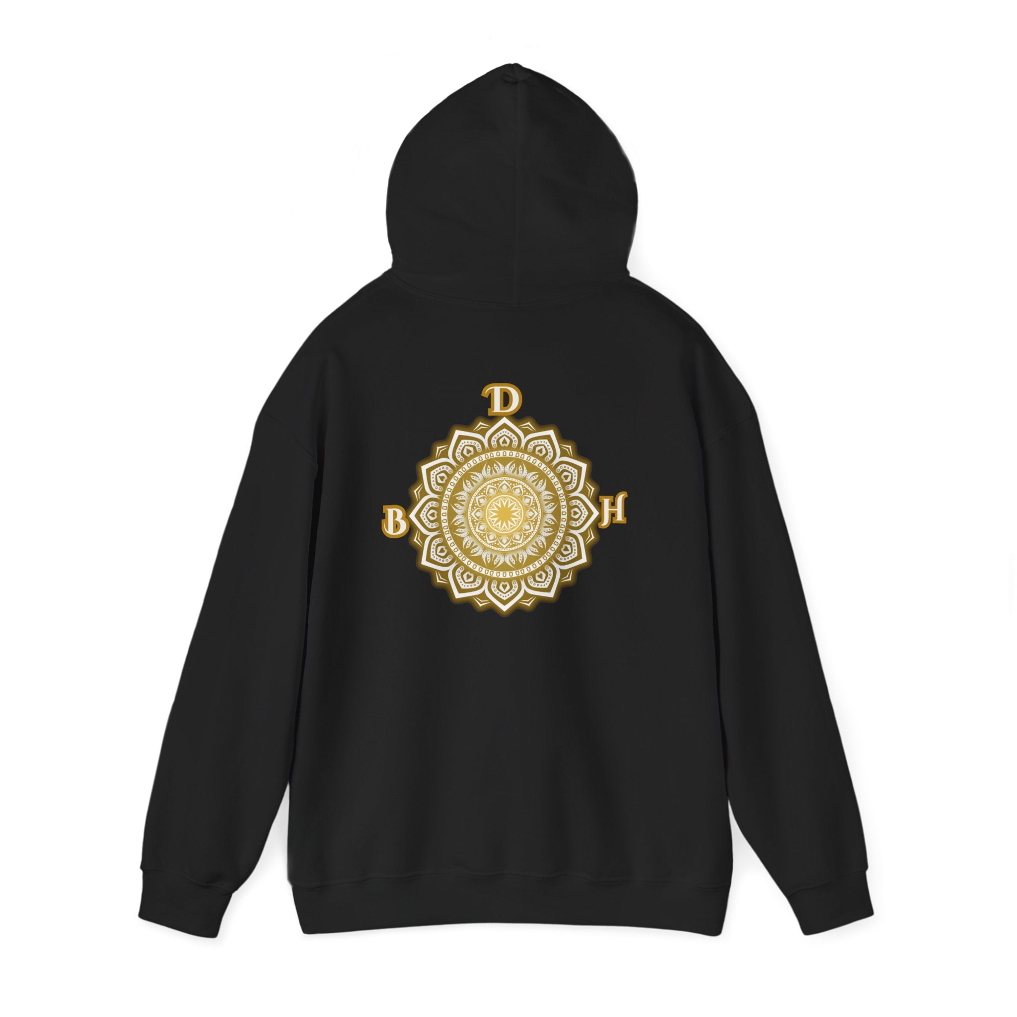 Duds By Hochmah Gold Mandala Unisex Heavy Blend™ Hooded Sweatshirt