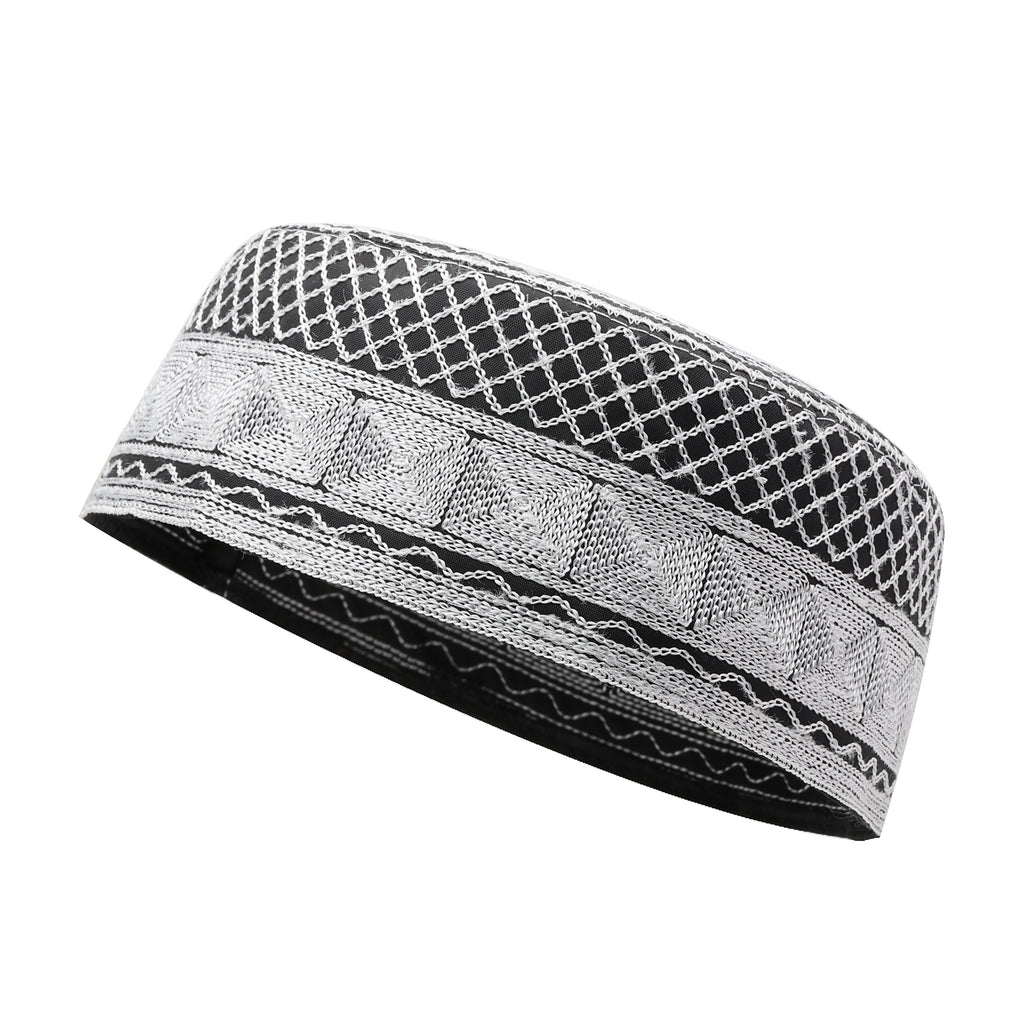 Muslim Kufi Hats, Comfortable Skull Caps, Taqiyah Prayer Hat, For Everyday Wear
