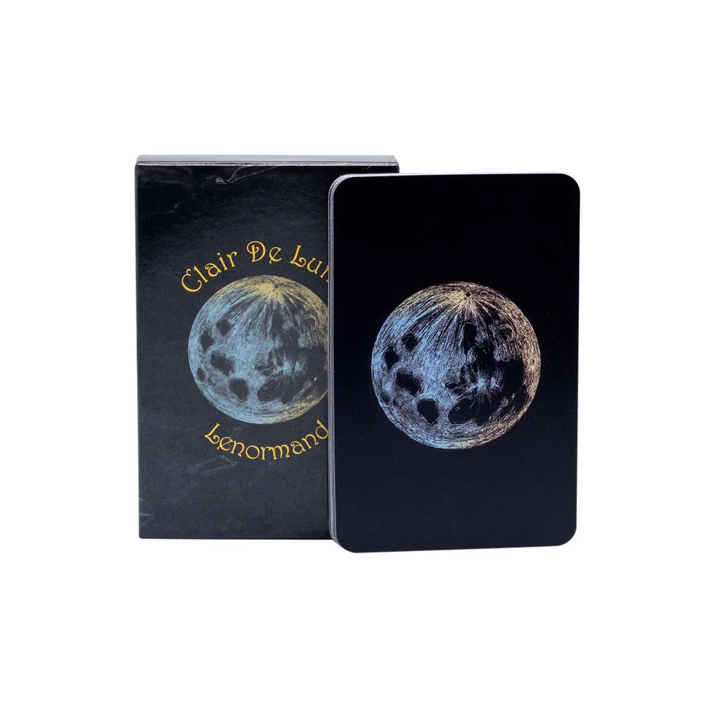 Clair De Lune Lenormand Oracle Cards Elegant Paper Deck For Divination And Gameplay Christmas Holiday Gifts For Party Game