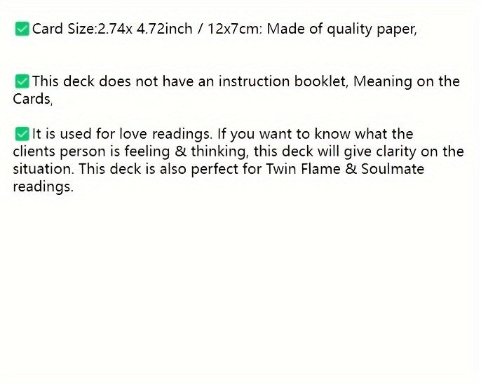 Soulmate Broken Mirrors Oracle Deck - Twin Flame Divination Cards For Beginners | Party Fortune Telling Game, Ages 14+