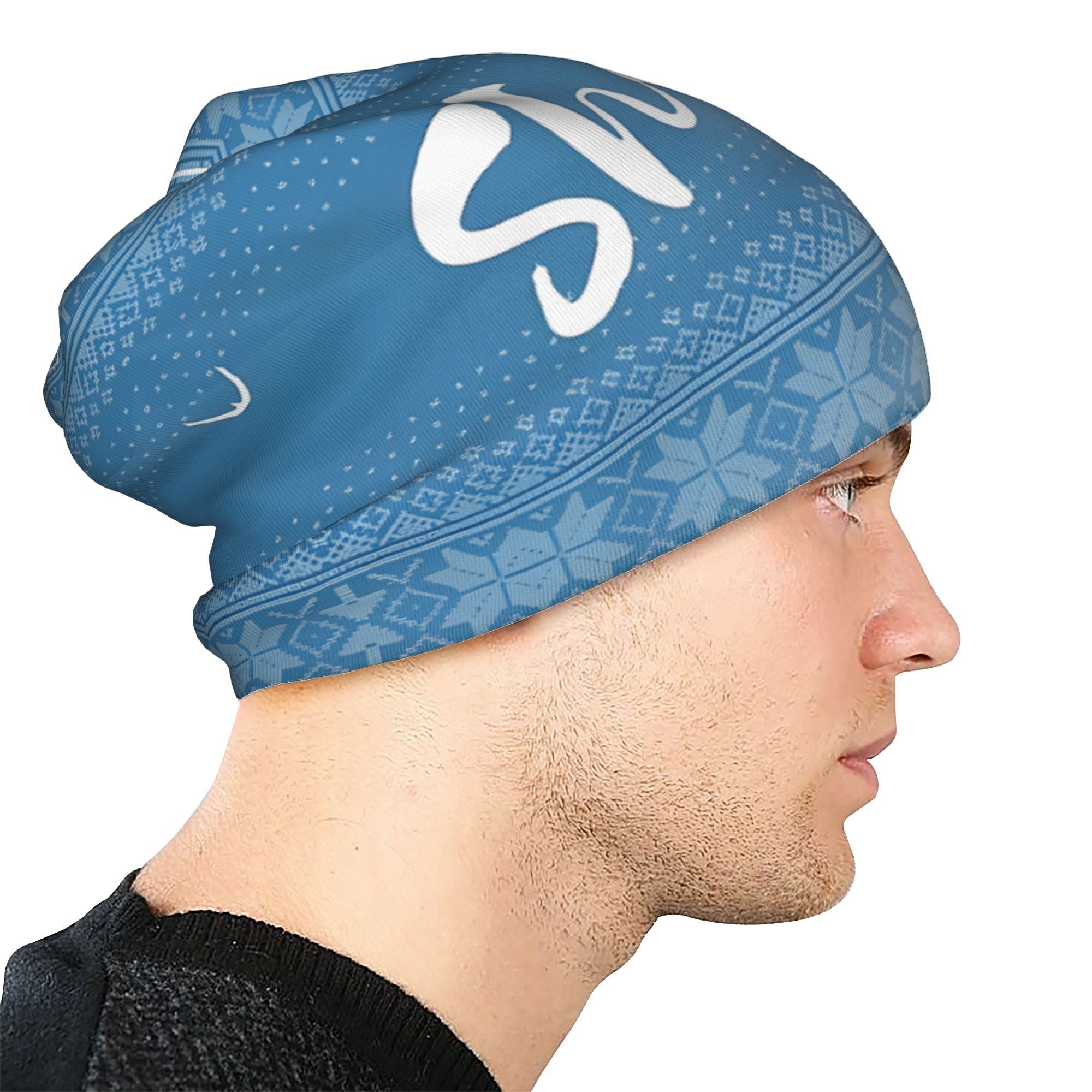 Autumn Spring Hats Shalom - Jewish Holiday Sweater Thin Hat Bonnet Special Skullies Beanies Caps Men Women's Earmuffs