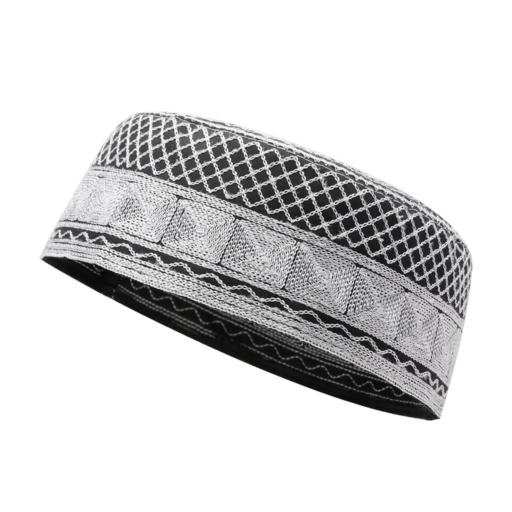 Muslim Kufi Hats, Comfortable Skull Caps, Taqiyah Prayer Hat, For Everyday Wear