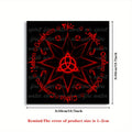 1pc Star Pattern Tarot Tablecloth, Polyester Fabric, 19.68"x19.68" / 29.52"x29.52" - Versatile, Holiday-Ready for Christmas, Halloween, Easter, Hanukkah, Thanksgiving, Perfect for Anniversary, Bachelor Party, Graduation, Bar/