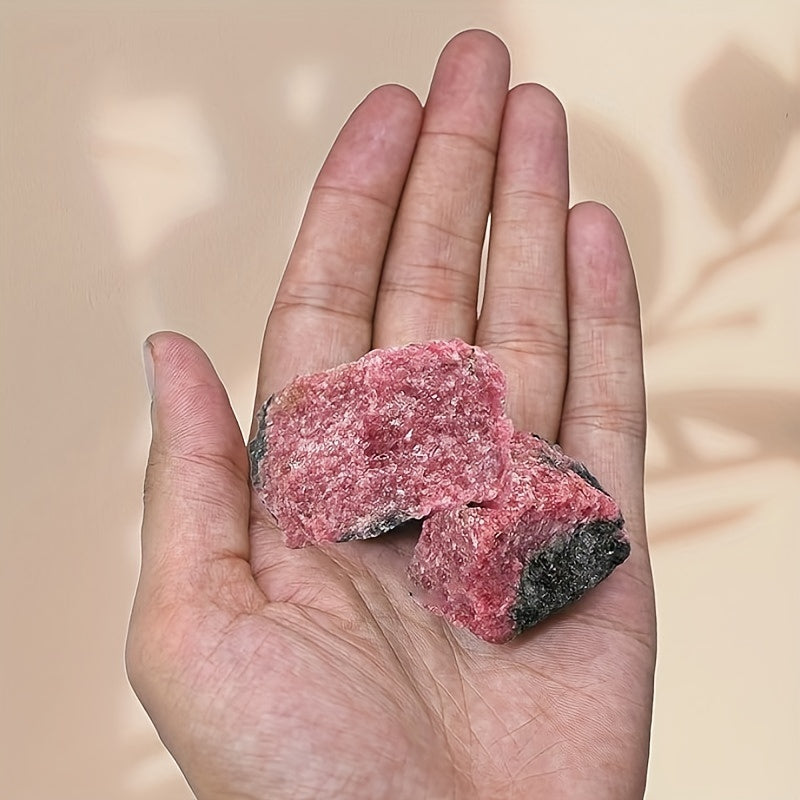 1pc/3pcs/5pcs Rhodonite Raw Stone and Stone, for Rolling and DIY Raw Stone and Crystal Natural Rock, Spiritual Crystal