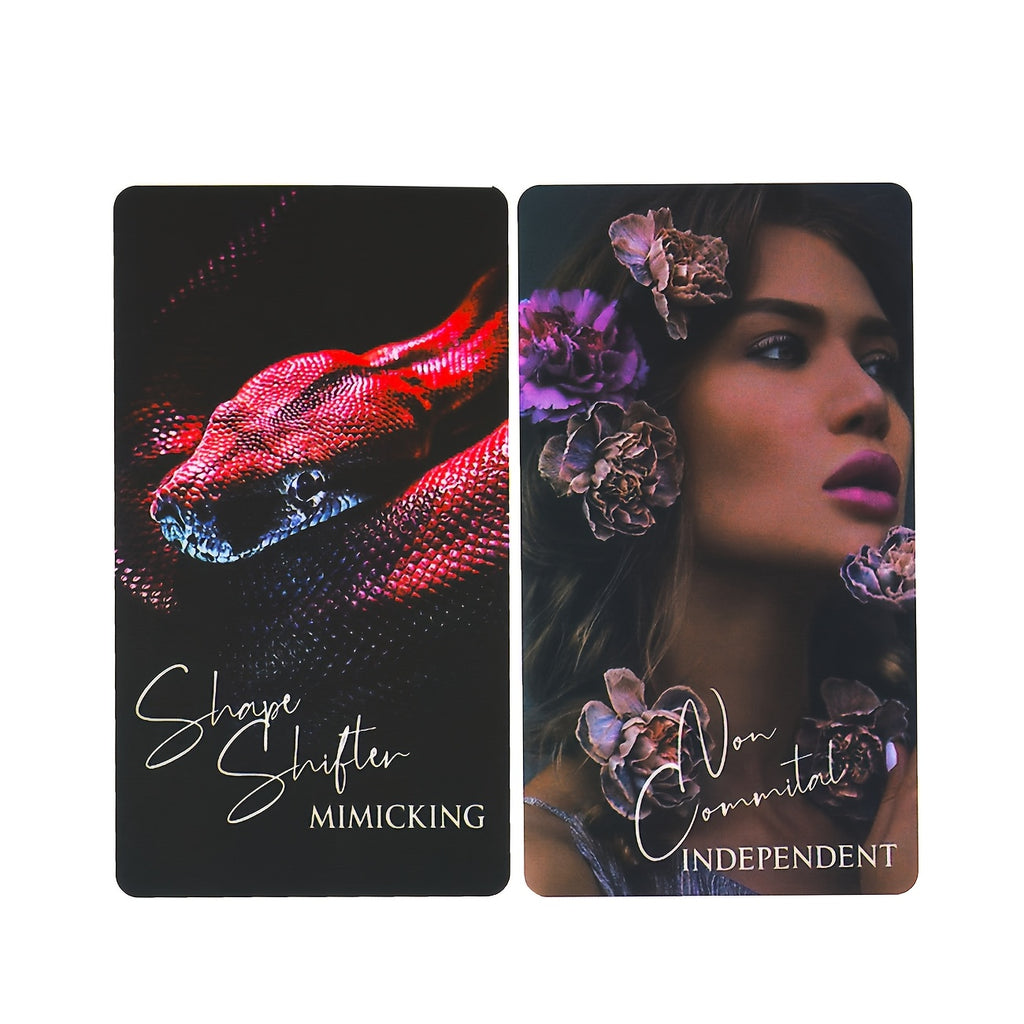 Mystic Love Oracle Tarot Cards - 78 Pocket Edition with PDF Guidebook, Beginner-Friendly Divination Tool