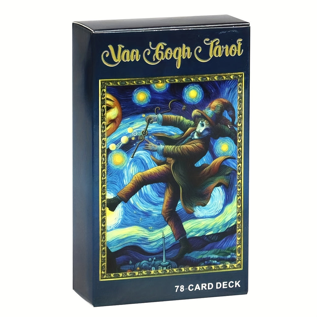 Van Gogh Tarot Cards - 78-Card Deck, Art-Inspired Tarot Game, Premium Paper Material, Classic Divination Tool for Adults and Teens 14+