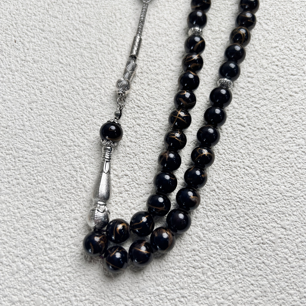 Single Spike Flower Color Round Bead Bracelet Muslim Prayer Tasbih Daily Arabic
